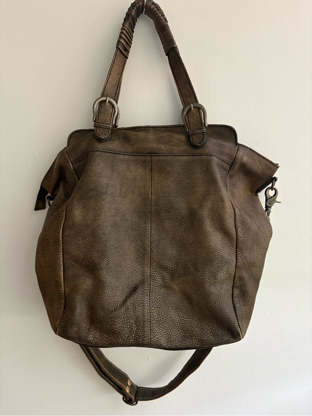 We The Free Rover Leather Tote in Bark🔥 Rare! free people - Picture 3 of 16